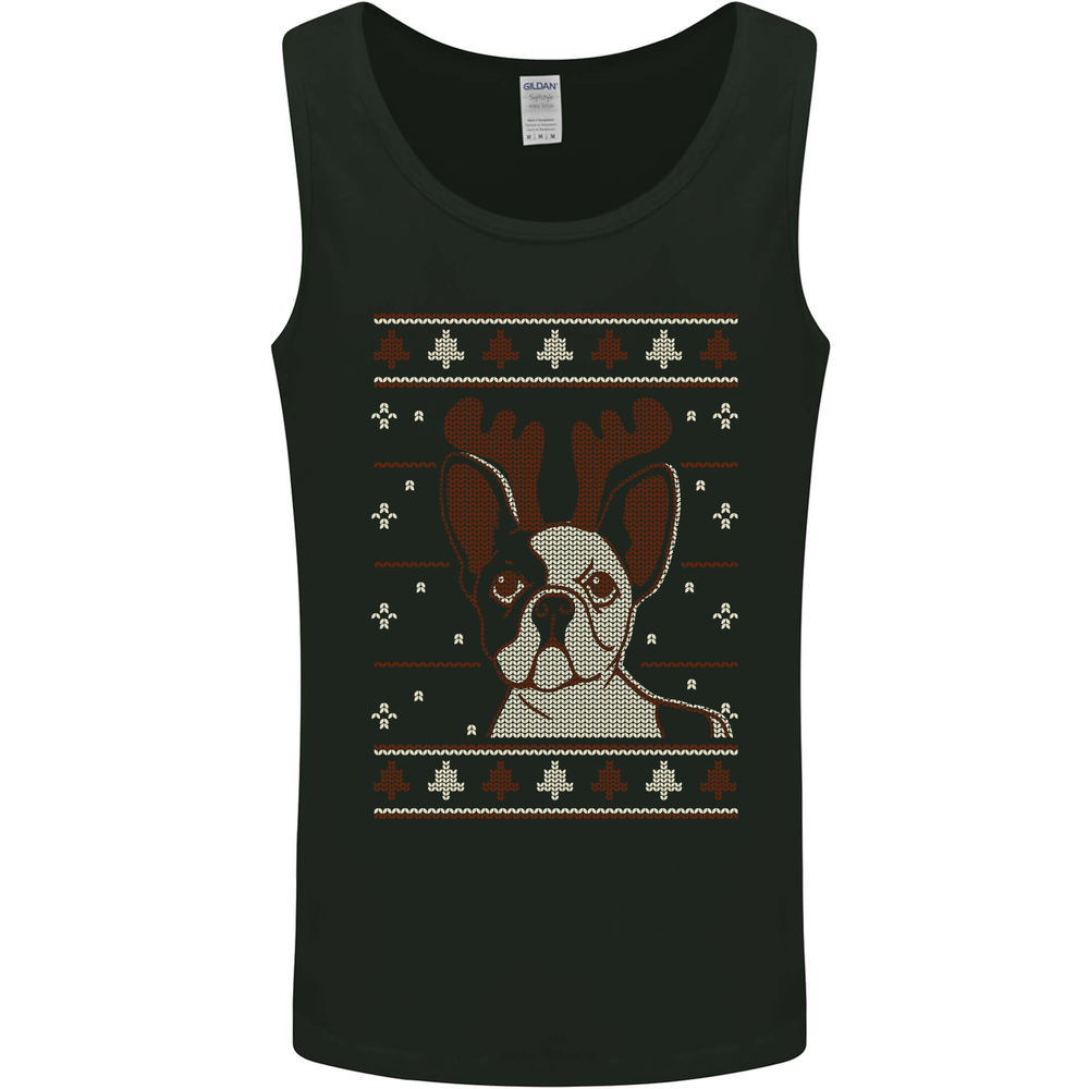 A Funny Christmas Pug Mens Vest Tank Top