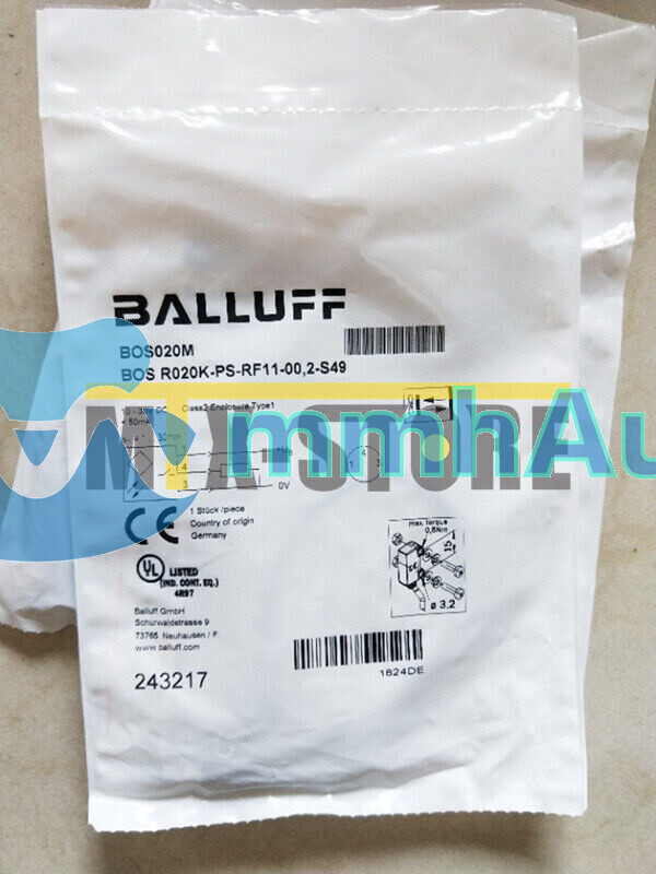 1PC New IN BOX BALLUFF BOS R020K-PS-RF11-00,2-S49 BOSR020K-PS-RF11-00,2-S49