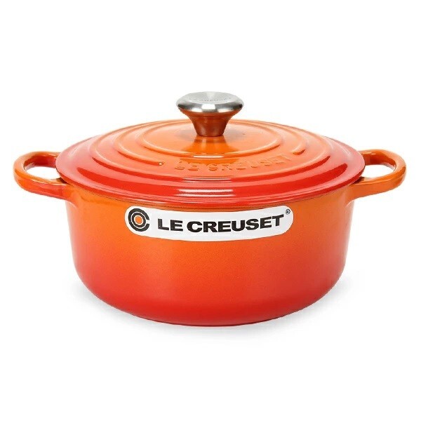 Le Creuset Enamel Cast Iron Round Cocotte 20cm Two-Handled Pot