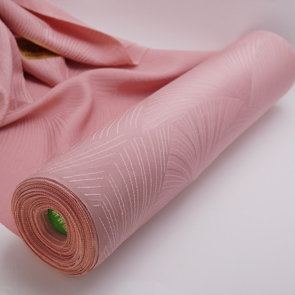 Vintage Silk Fabric Bolt Pink 12m Kimono Material Tangochirimen from Japan