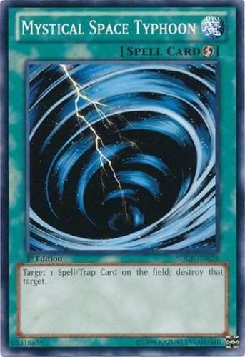 Mystical Space Typhoon SDCR-EN026 Common 1st Edition Heavily Played