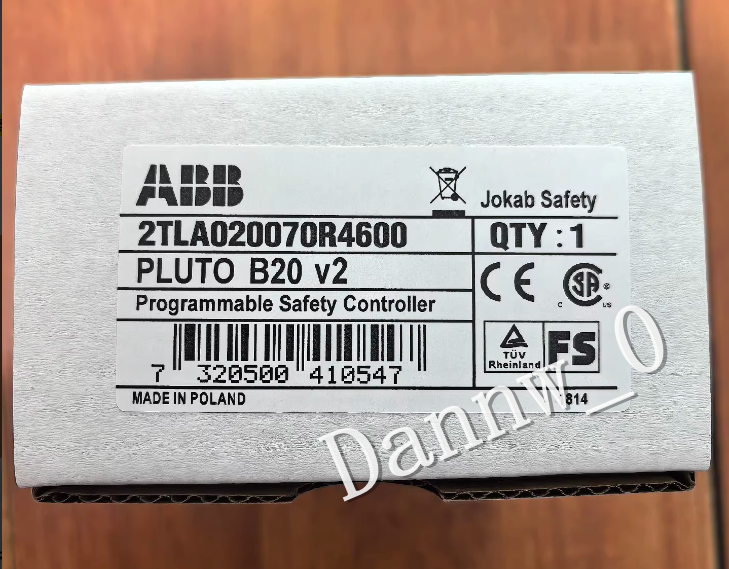New In Box ABB PLUTO B20 V2 2TLA020070R4600 Programmable Safety Controller