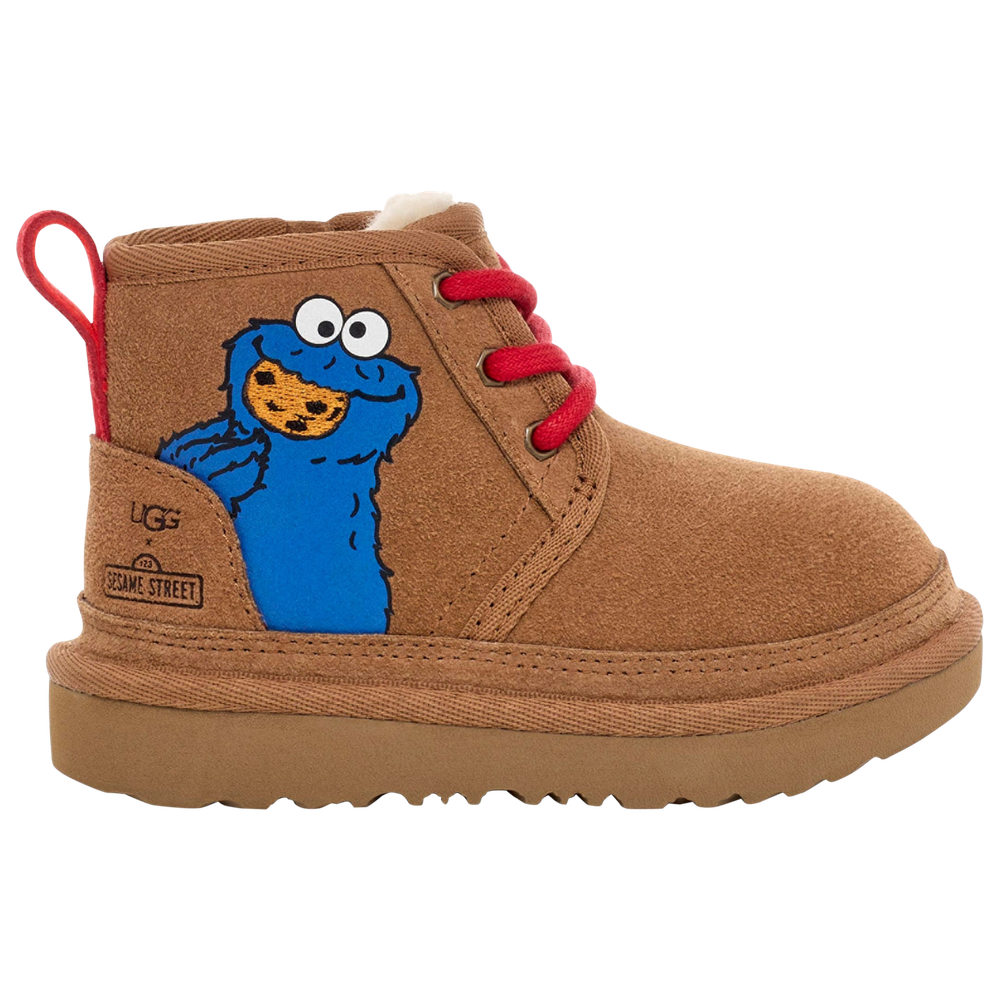 UGG x Sesame Friends Neumel II 1147232T-CHE Size 9C-12C Youth Toddler Pre School