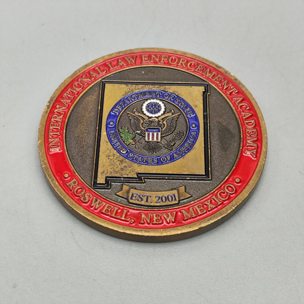 Department of State International Law Enforcement Academy Roswell Challenge Coin