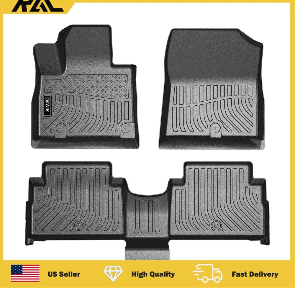 2021-2023 Hyundai Santa Fe Hybrid TPE All-Weather Floor Mats Liners