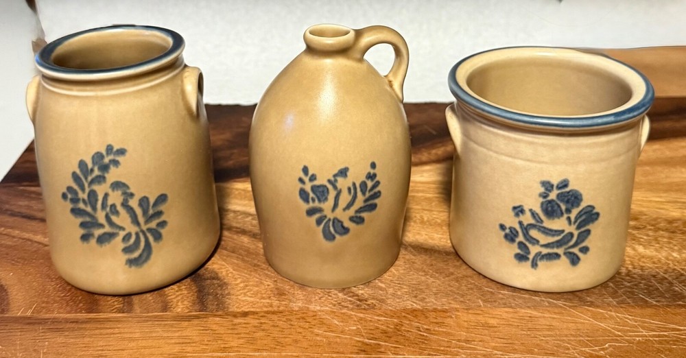 Pfaltzgraff Folk Art 3-Piece Miniature Dish Set