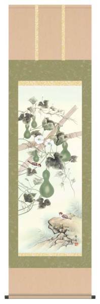 New Hanging Scroll Six Gourds Summer Replacement Hanging Scroll Japan