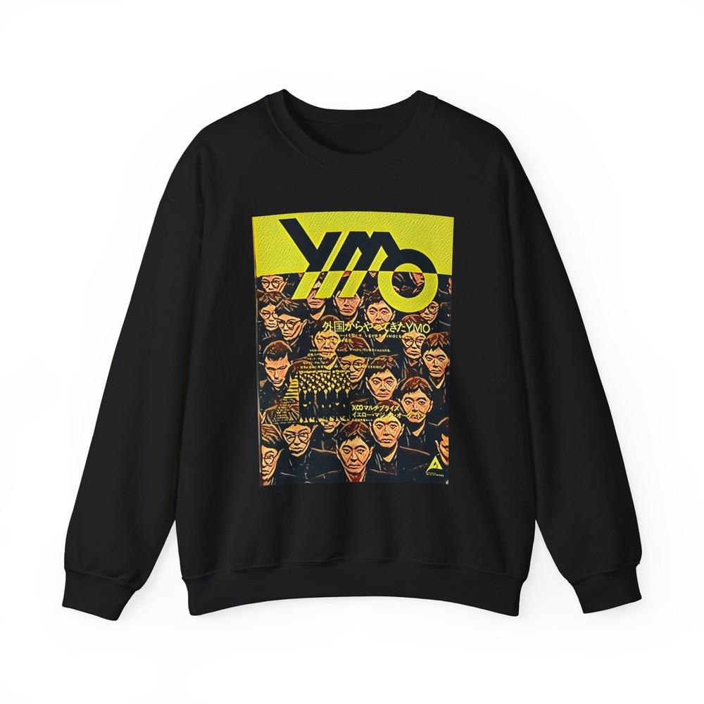 YMO Yellow Magic Orchestra Graphic Print Unisex Heavy Blend™ Crewneck Sweatshirt