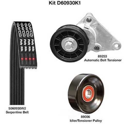 Serpentine Belt Drive Component Kit  Dayco  D60930K1