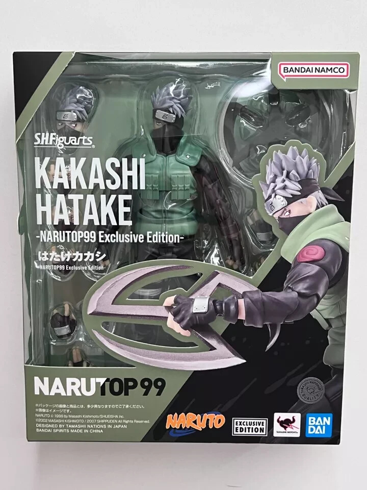 SDCC 2024 Exclusive S.H.Figuarts Naruto Kakashi Hatake Action Figure SHF Toy New