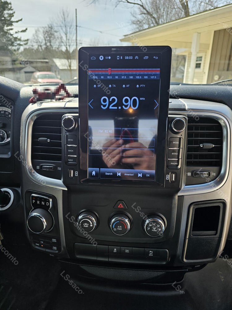 For Ram 1500 Classic 2019-2024 Radio Apple Carplay Android Auto GPS Stereo Radio