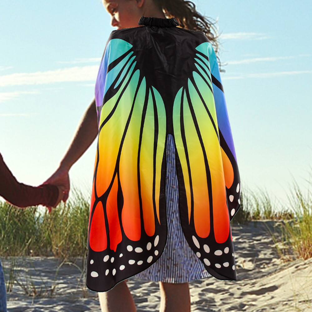 Decorative Butterfly Cloak Butterflies Wing for Women Child