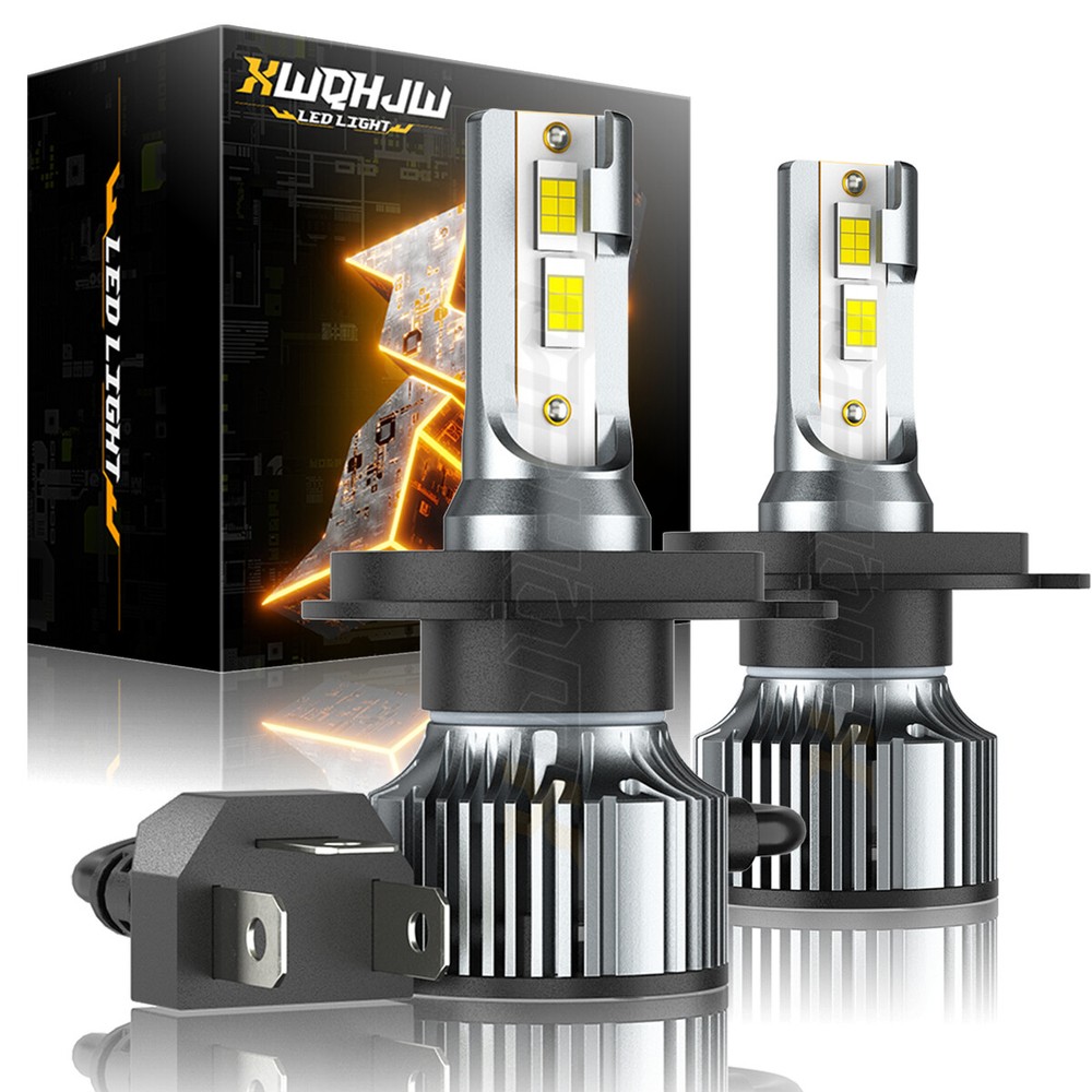 H4 9003 LED Headlight Bulbs Car & Truck Parts High Low Dual Beam Kit 6000K White