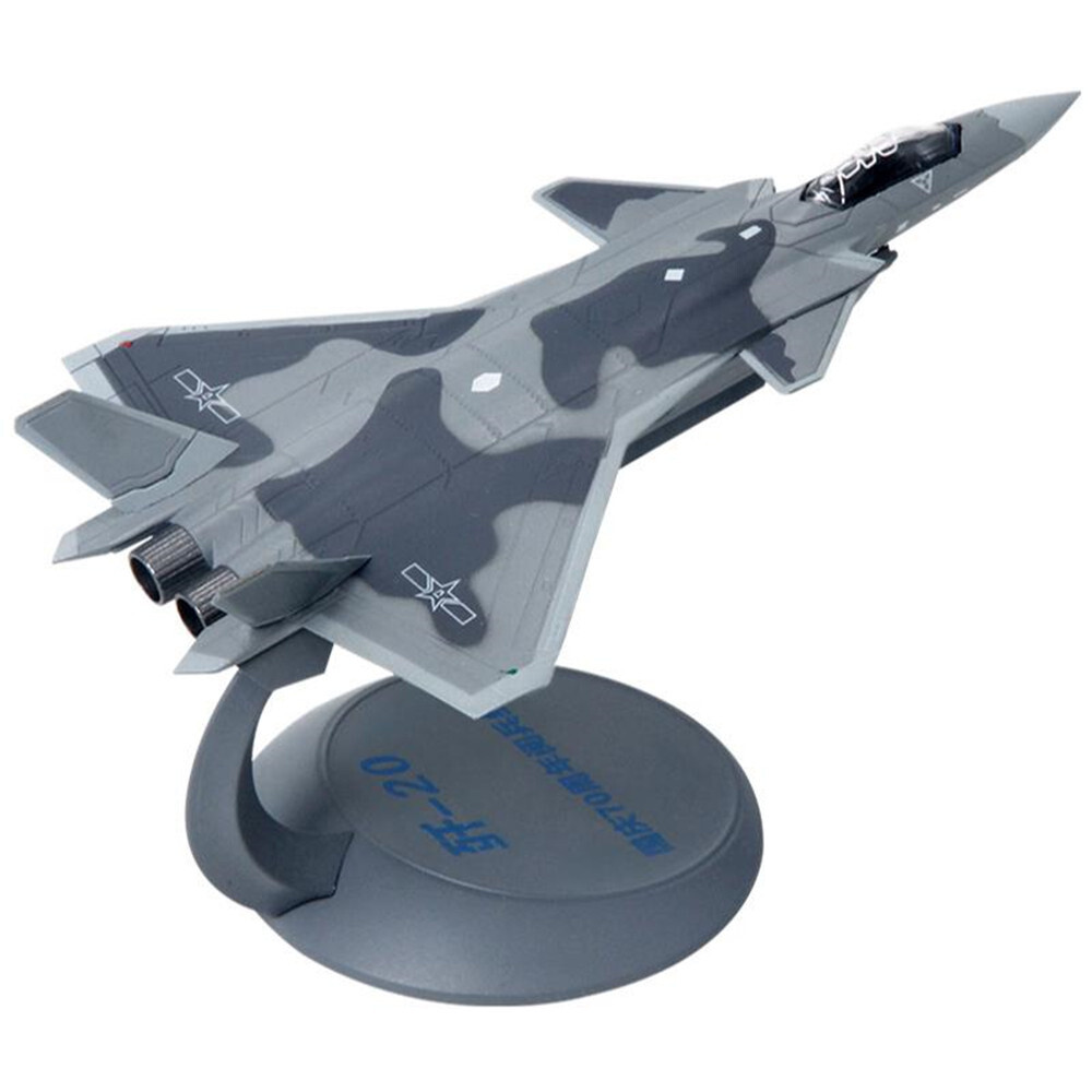 1/144 China J-20 Military Fighter Aircraft Diecast Plane Model Chinese Air Force