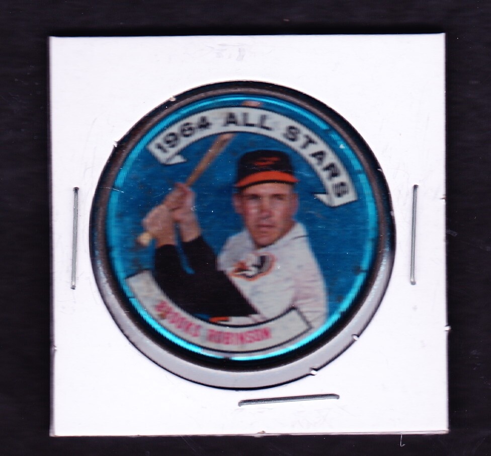 1964 Topps Coin #125 Brooks Robinson Baltimore Orioles MLB Vintage Collectible