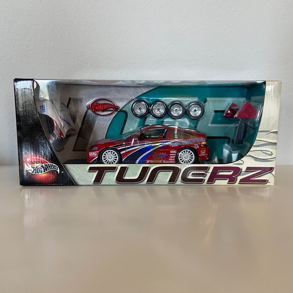 Hot Wheels Tunerz 1:18 Scale Honda Civic CRX | Wings West Livery | Sealed Box