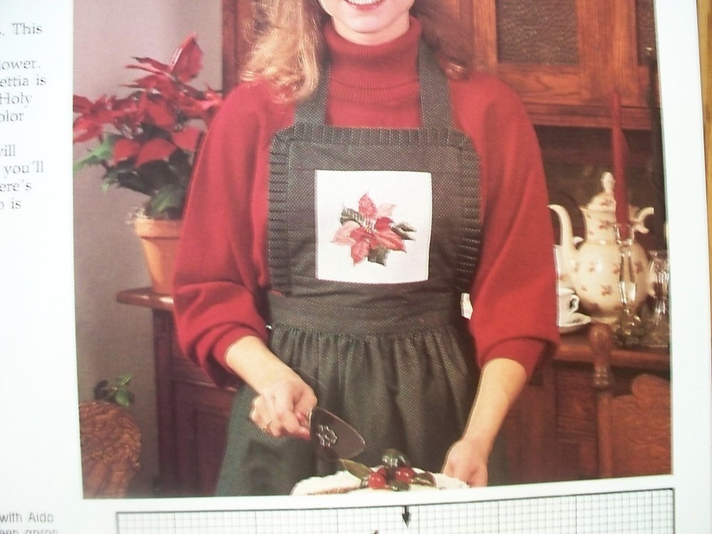 A Petite Pretyy Poinsettia Christmas DesignOOP Magazine Cross Stitch PATTERN