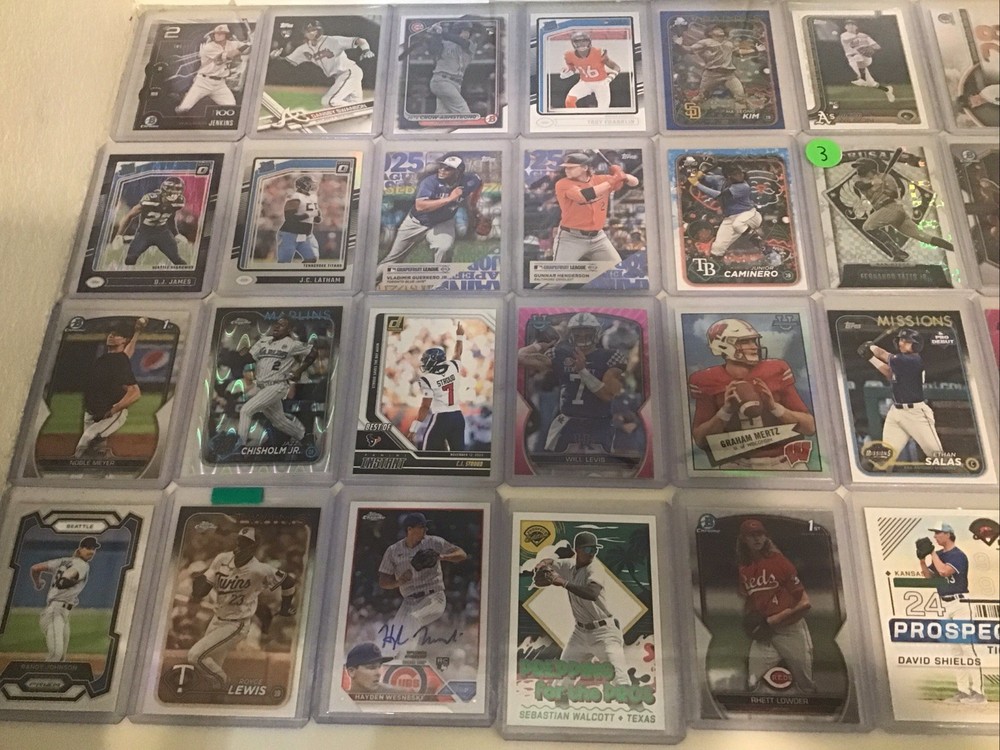 Lot Of 115 Baseball And Football Cards 🔥 Inserts, Refractors, Numbered Cards 🔥