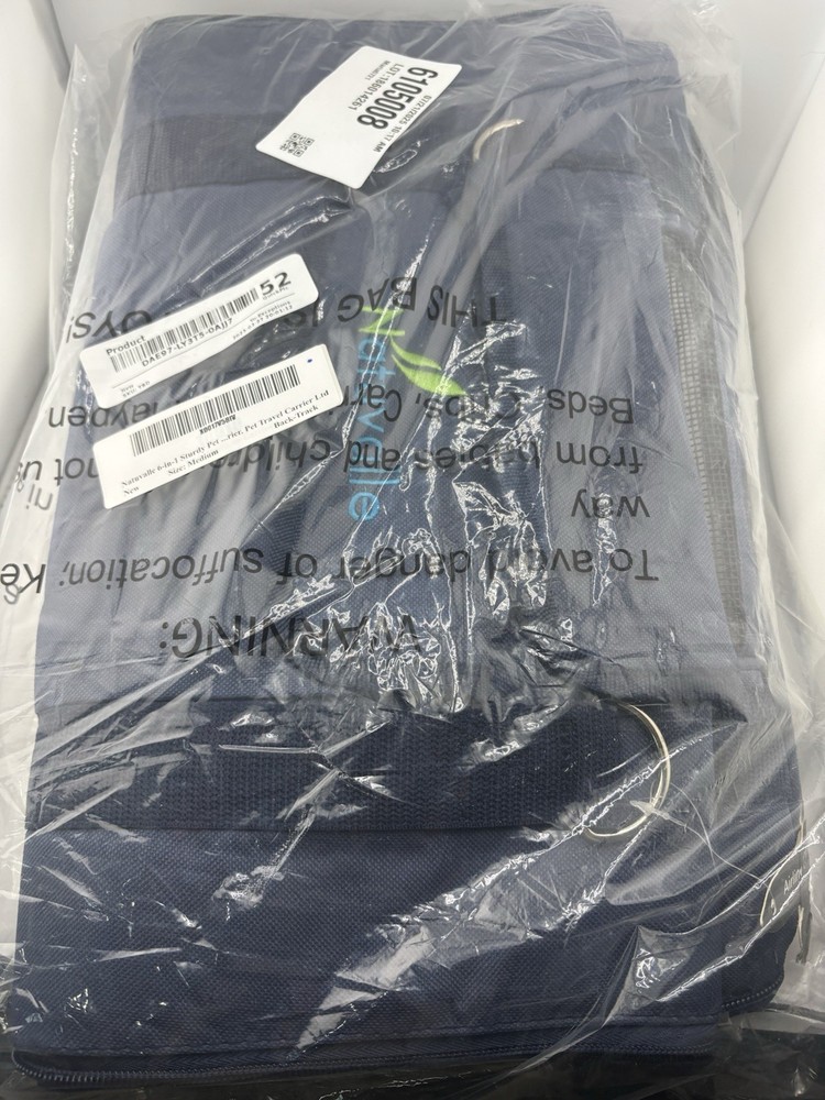 6-in-1 Durable Pet Carrier Backpack Convertible to Shoulder Bag or Front Pack for Medium Pets