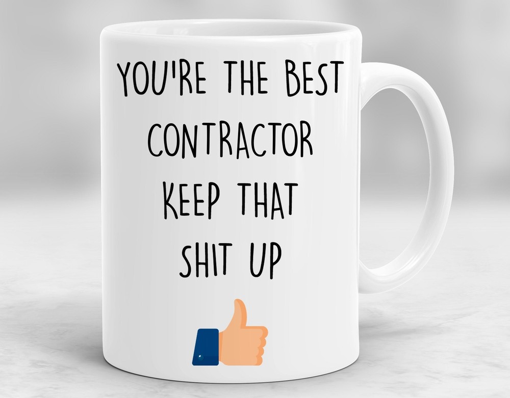 Contractor Mug Contractor Gift Contractor Appreciation Contractor Cup Contractor