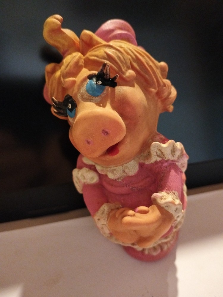 Lanco Design Spain Rubber Figurine 12cm, Muppets Miss Piggy, Piglet Pig SoCute
