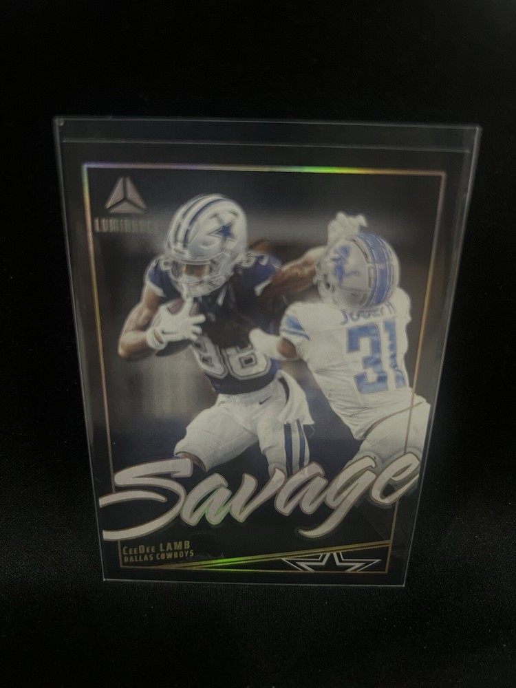 CeeDee Lamb Savage 2024 Panini Luminance Football #SAV-CLB Cowboys