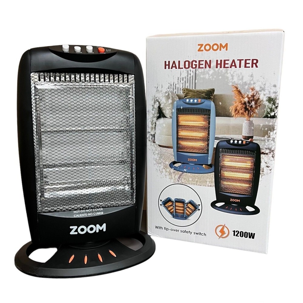 ZOOM Halogen Space Heater Limited Quantity Clearance Sale-image