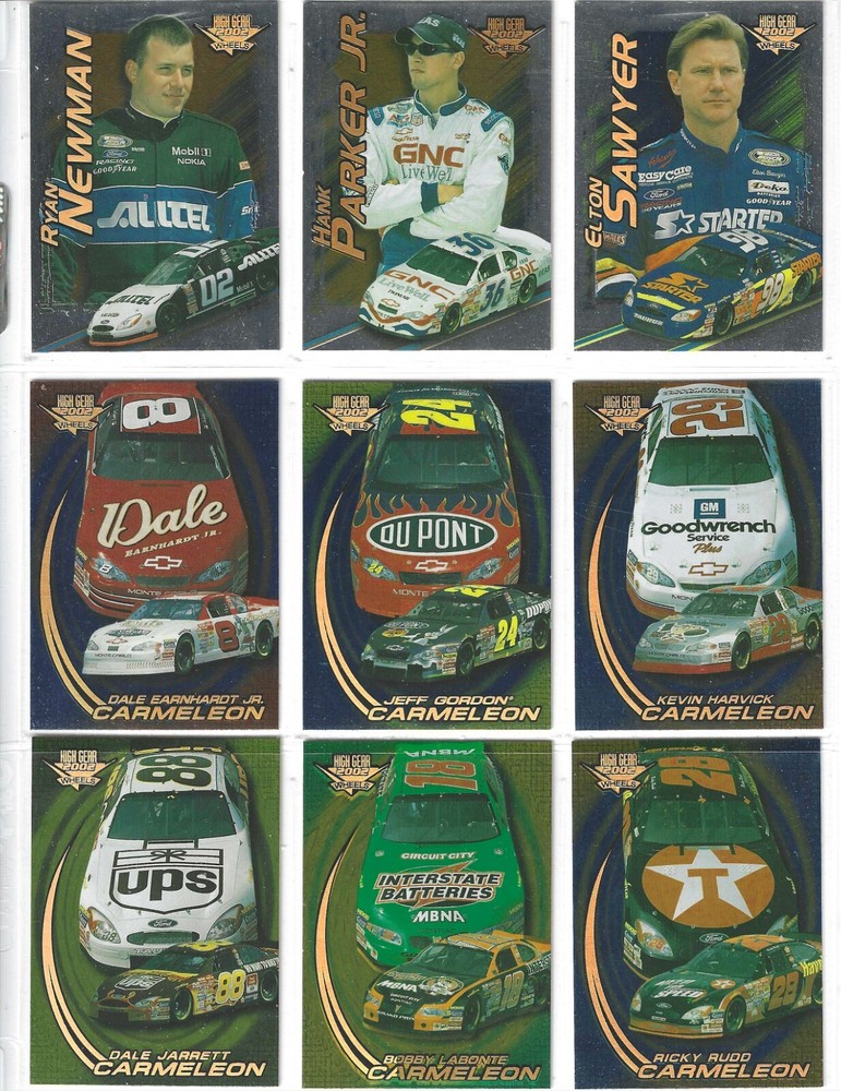 2002 High Gear 1ST GEAR Hank Parker Jr #F44 NASCAR Racing Card