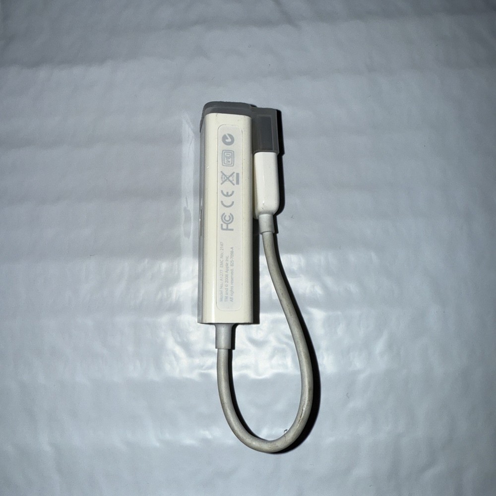 Apple USB 2.0 Ethernet Adapter - White – A1277 – MC704LL/A