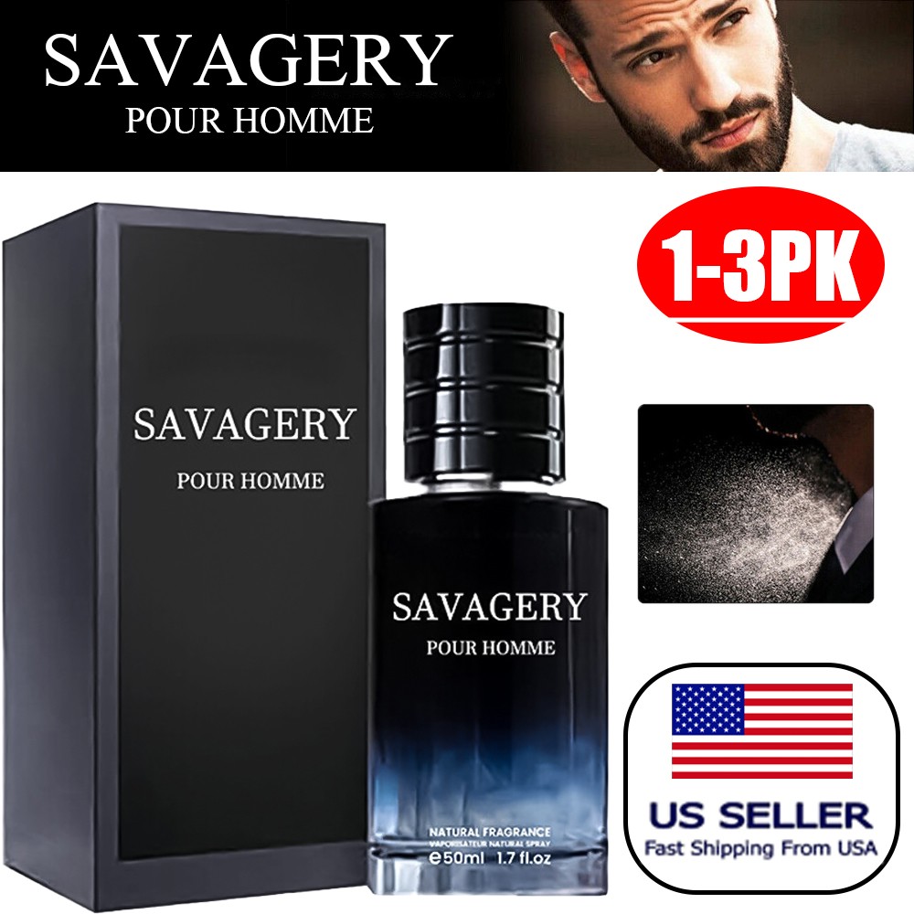 SAVAGERY PHEROMONE PERFUME LONG LASTING COLOGNE FOR MEN 1.7FL.OZ / 50ML US
