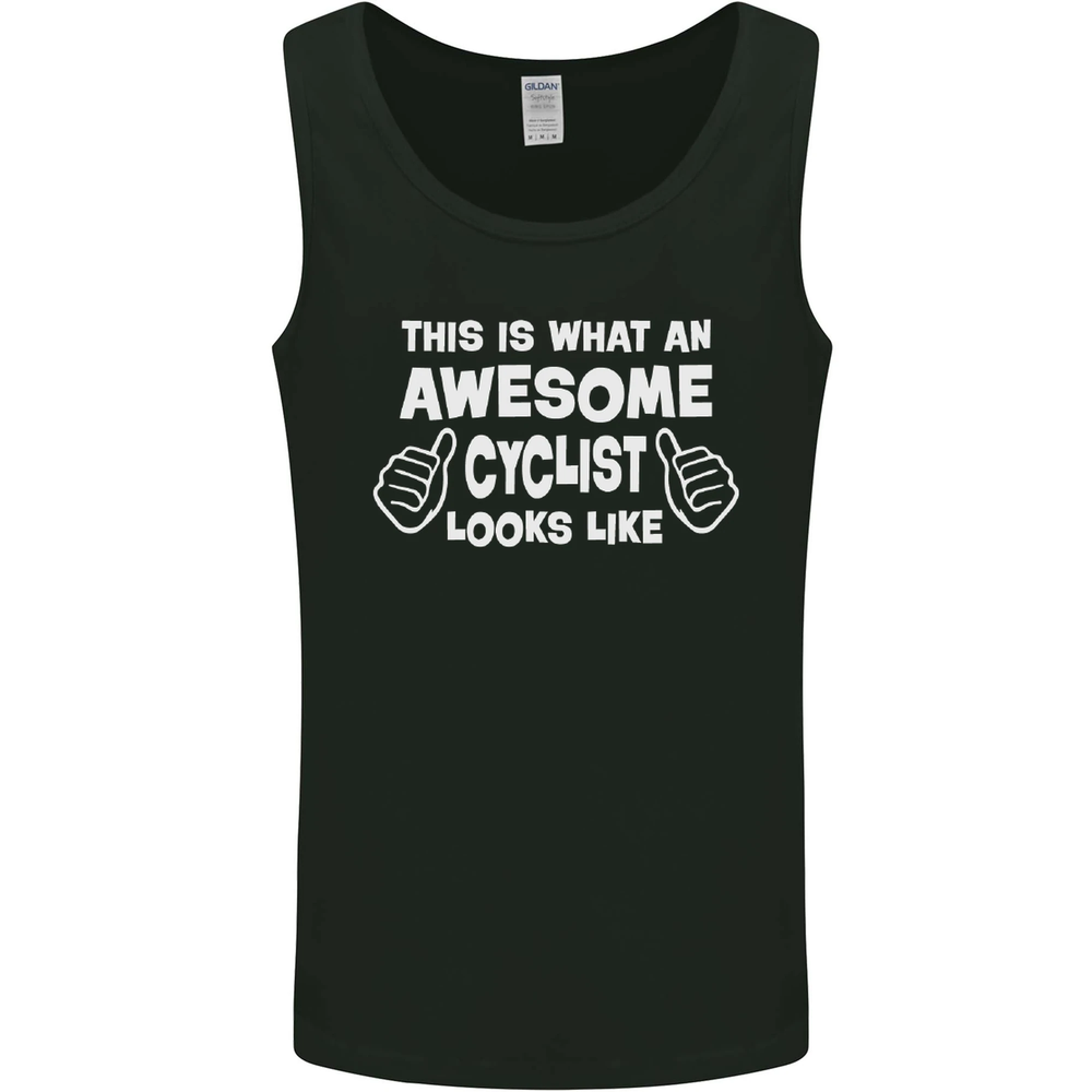 This Is What An Awesome Cyclist Mens Vest Tank Top