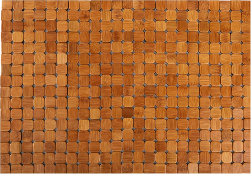 Bamboo Bath Mat Non-Slip Wooden Shower Rug Toilet Doormat