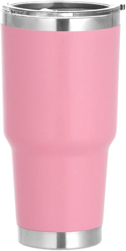 30oz Tumbler Double Wall Vacuum Insulated Travel Mug, Stainless Steel with Lid