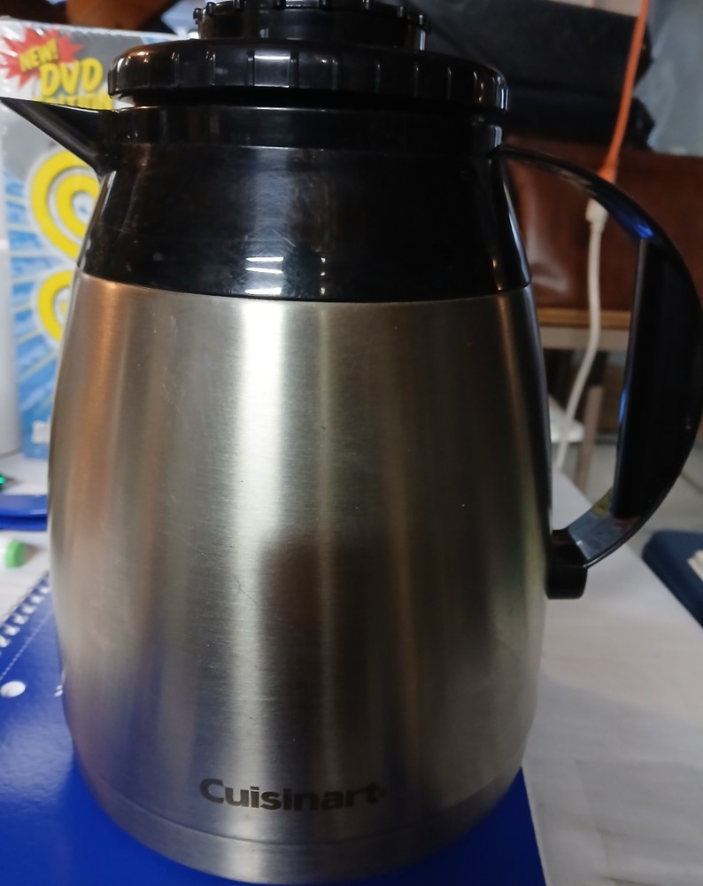 Cuisinart Coffee 12-Cup Thermal Carafe Stainless Steel  & Lid 0641
