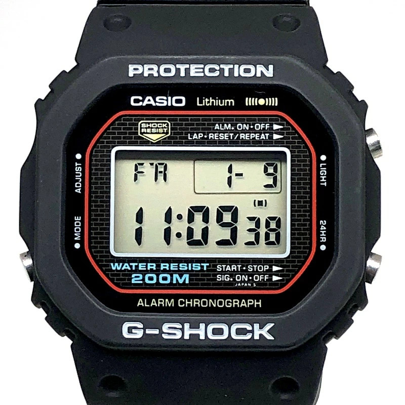G SHOCK G Shock CASIO Watch DW 5000C 1A M240 First Generation G Shock First Mode