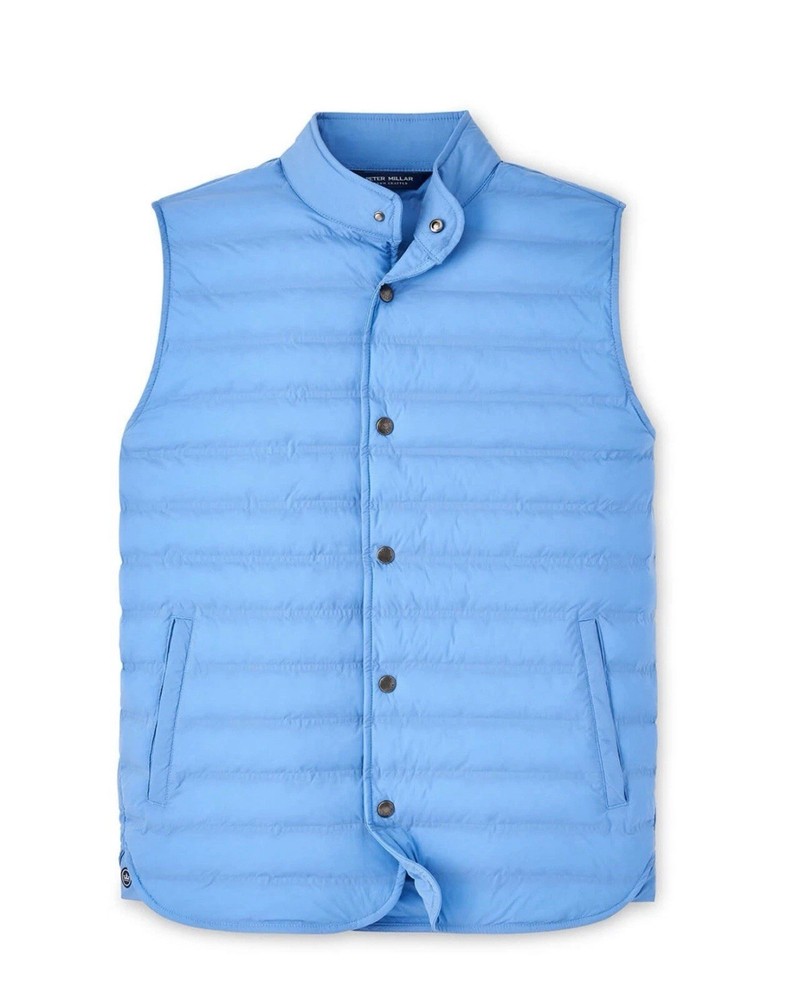 Peter Millar Regent Vest Light Blue Men's Size XL Brand New $295