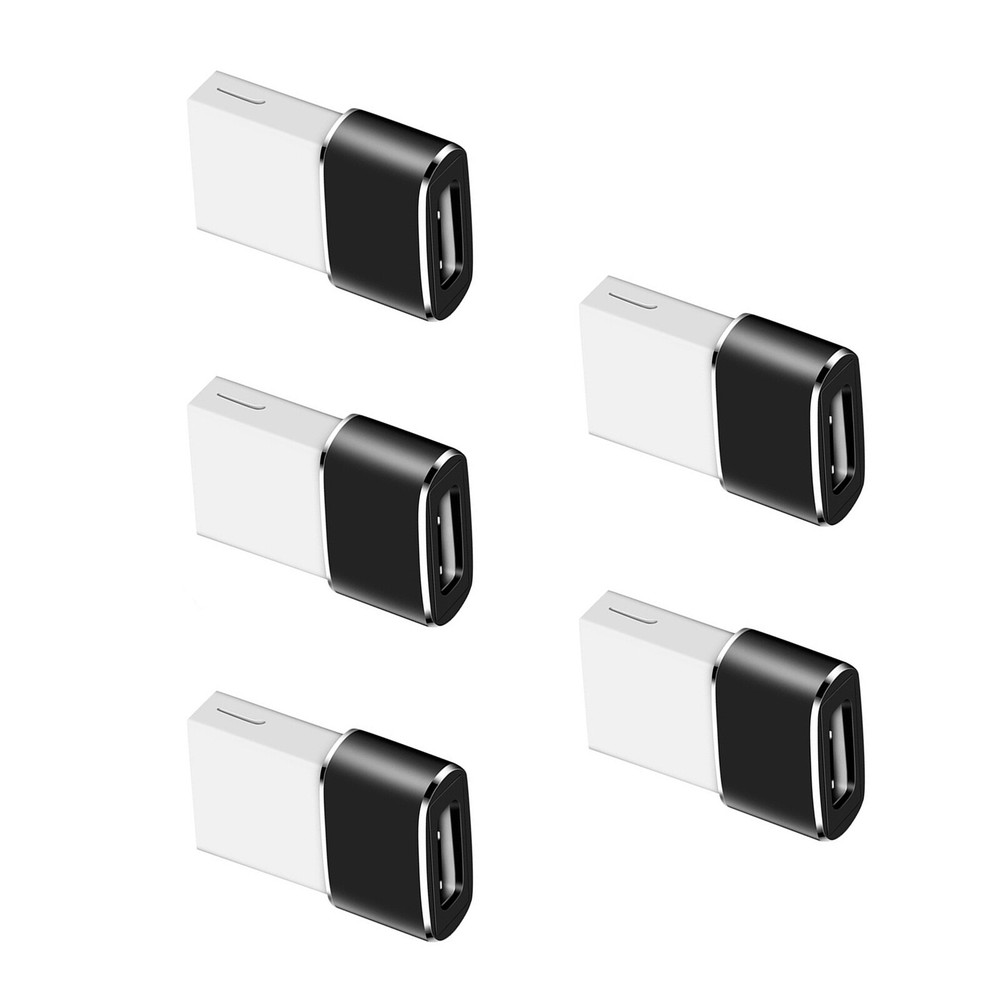 5Pcs USB-C Female to USB Male Adapter Converter Cable