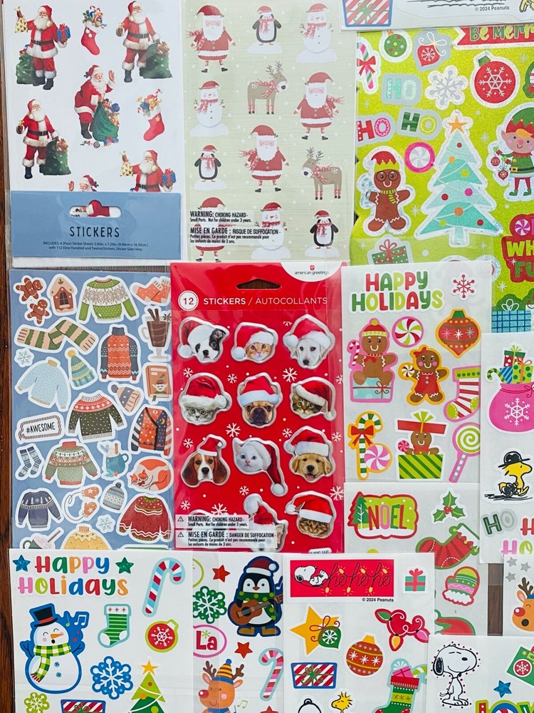 10 Pack | Christmas Gift Sticker XMAS Lot
