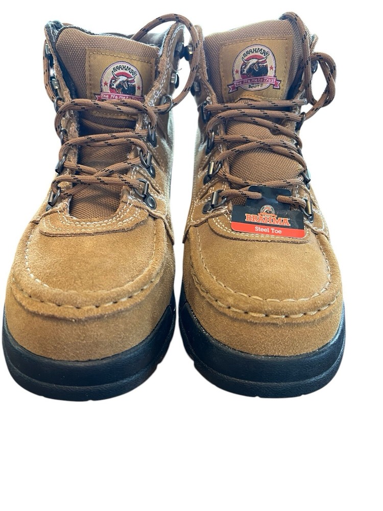 New Brahma Men’s Boots Steel Toe Size 9