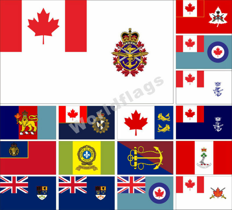 Canada Flag Royal Army Naval Air Force RCMP Police CCD CBSA Commander Board