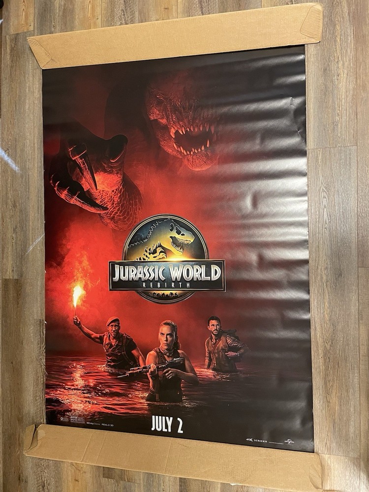 Jurassic World Rebirth - Original 48x69 Movie Theater Bus Shelter Poster