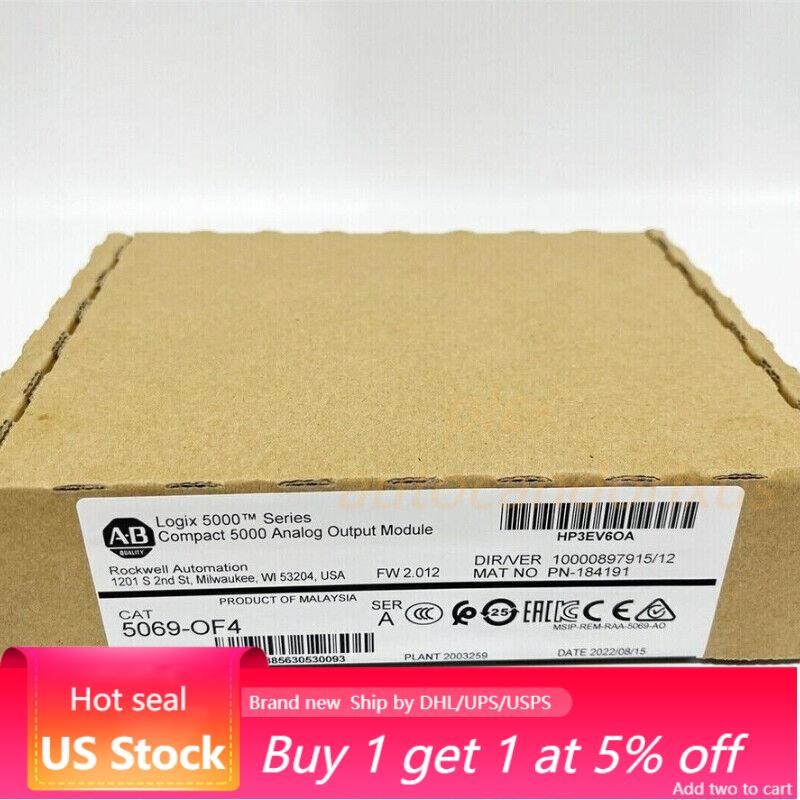 New 5069-OF4  Compact 5000 Analog Output Module 5069OF4 US Free Tax