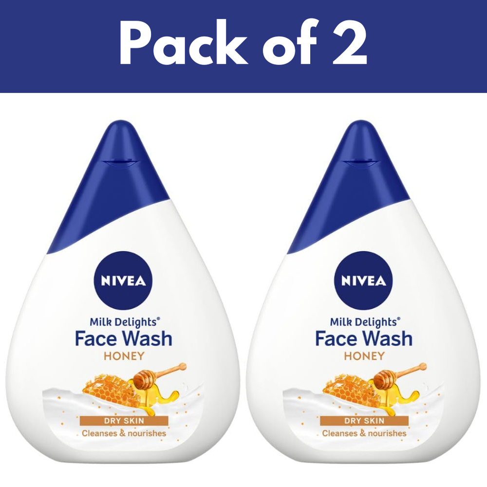 NIVEA Milk Delights Honey Moisturizing Face Wash for Dry Skin 50ml