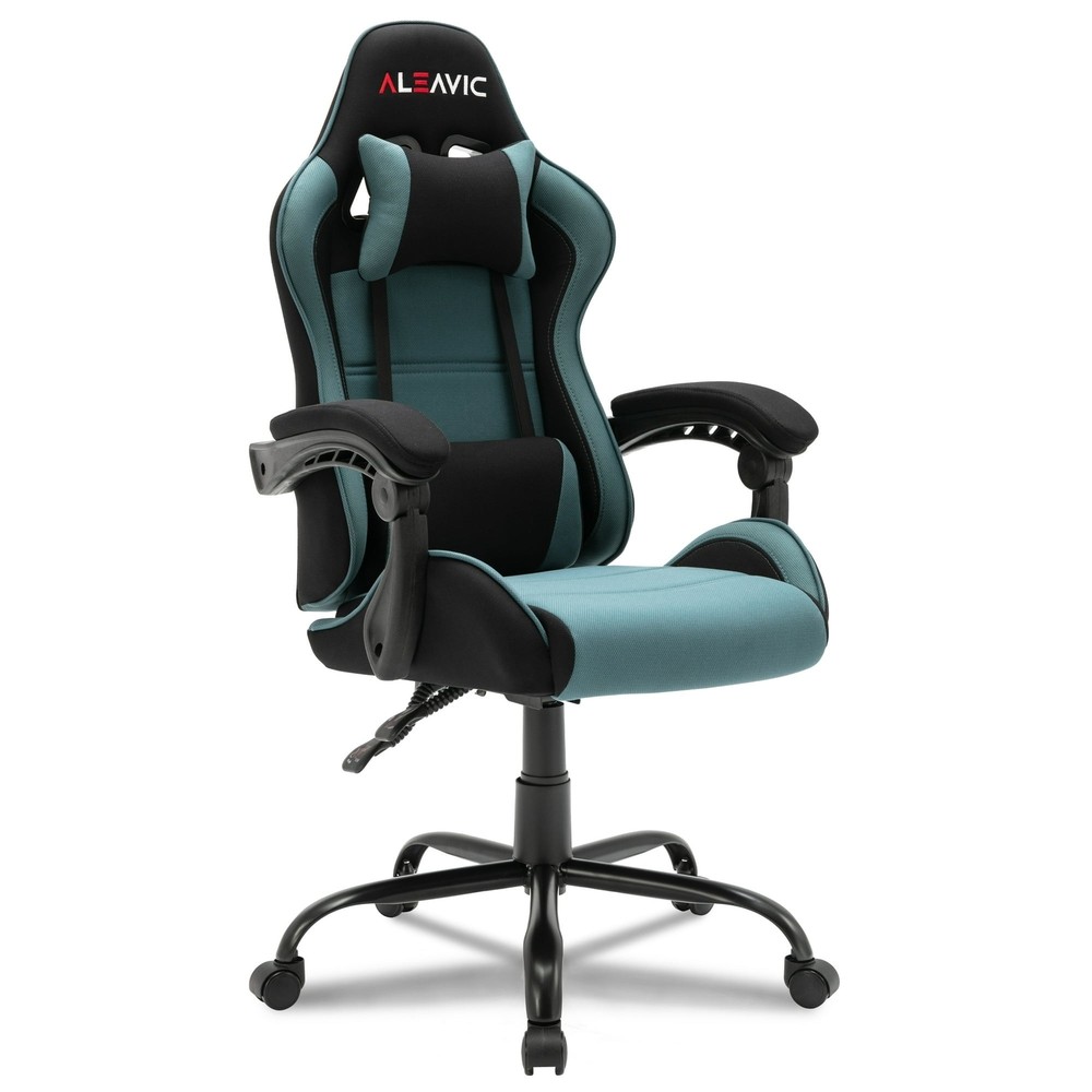 Racing Style Gaming Chair with PU Leather and Height Adjustment  