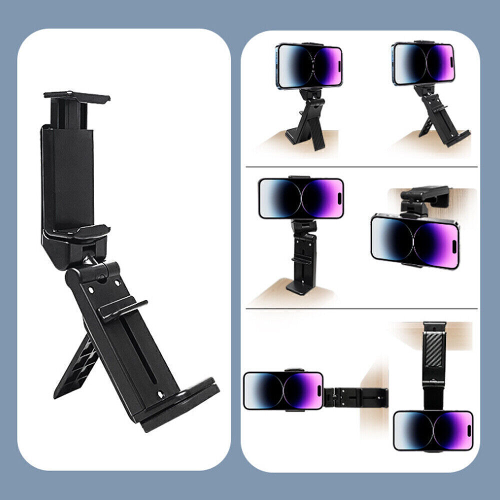 Universal Travel Phone Holder For Airplane, Luggage Handle, Desktop, Selfie.