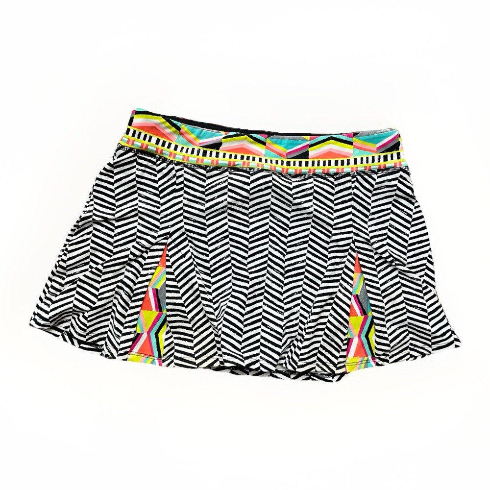 Trina Turk Athletic Skort Colorful Abstract Print Tennis Golf Pickleball Active Wear