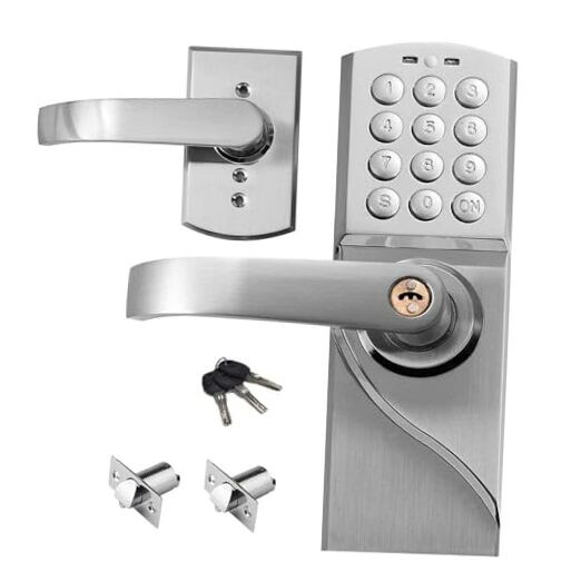 Smart Keyless Entry Door Lock with Keypad and Handle