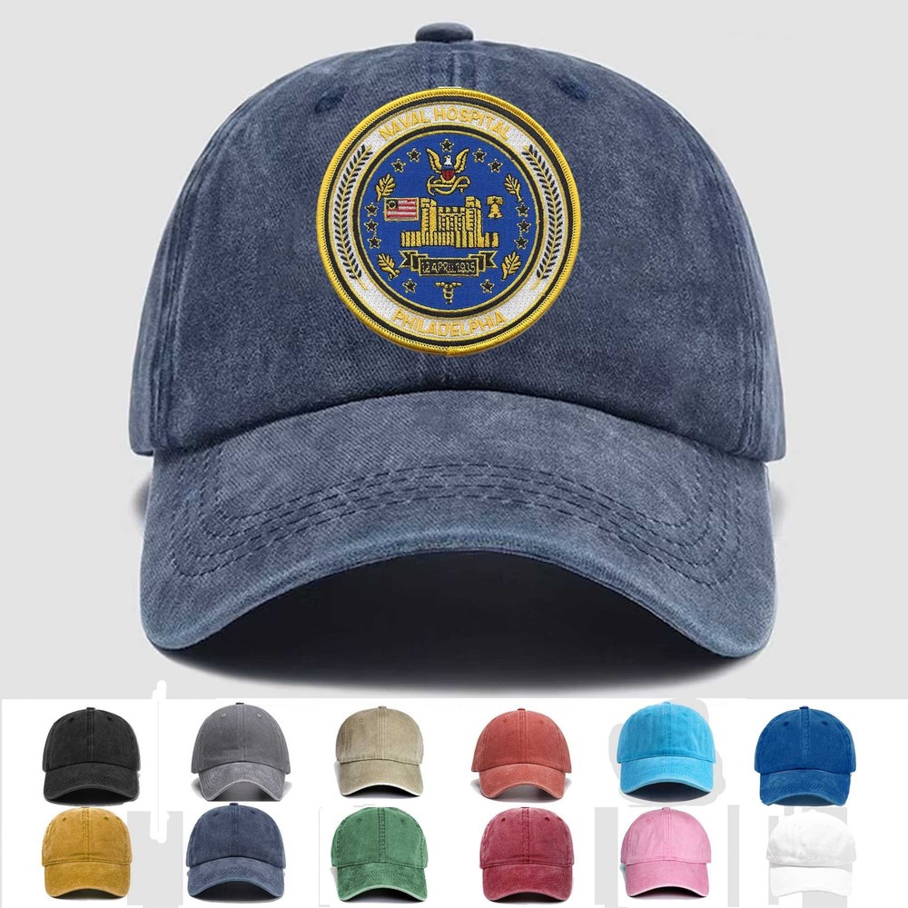 Custom Embroidered Hat Naval Hospital Philadelphia - Pennsylvania, Veteran Cap