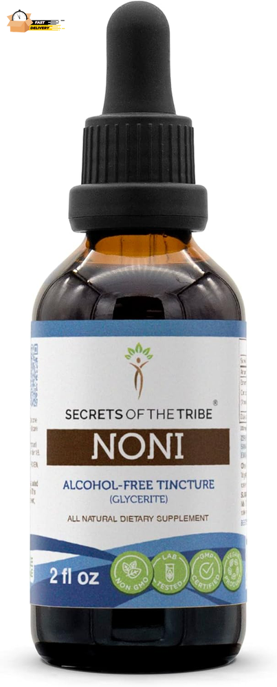 Noni Alcohol-Free Liquid Extract, Organic Noni (Morinda Citrifolia) Dried Fruit