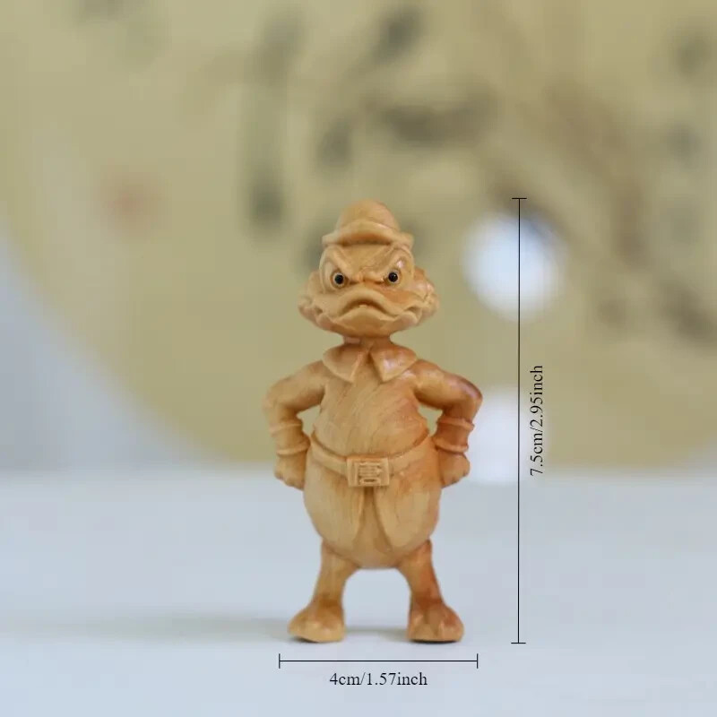 Wooden Scrooge McDuck--Carved Cedar Wood--RARE!!  CHRISTMAS SALE!!-image